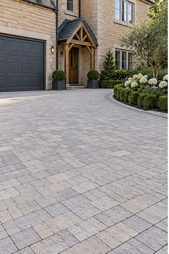 Driveways example paving