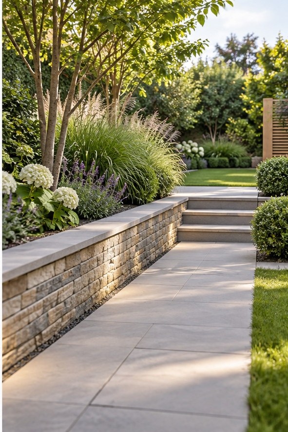 Outdoor Transformations example paving